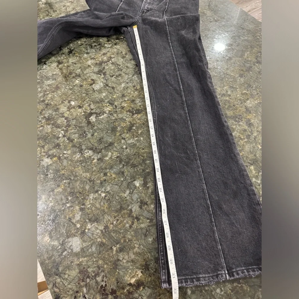 SOLD Abercrombie High Rise Vintage Flare Jean Black Size 28 - Picture 6 of 8